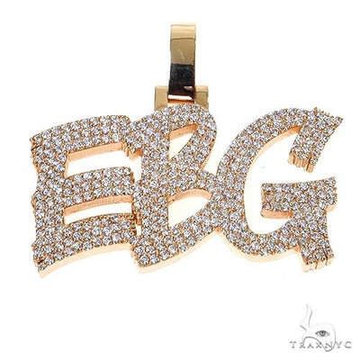 Custom Made Diamond Name Pendant 67391 - Image 1