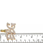 Custom Made Diamond Name Pendant 67391 - Image 6