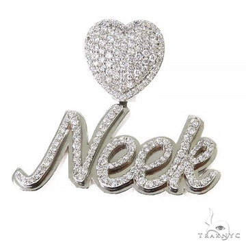Custom Made Diamond Name Pendant 67445 - Image 1