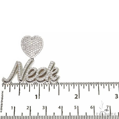 Custom Made Diamond Name Pendant 67445 - Image 5