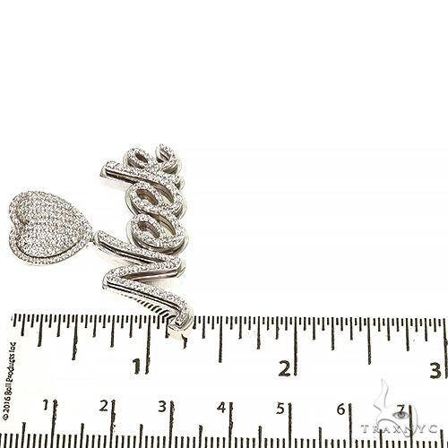 Custom Made Diamond Name Pendant 67445 - Image 6