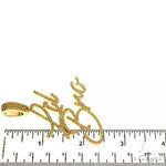 Custom Made Diamond Name Pendant 67450 - Image 6