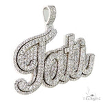 Custom Made Diamond Name Pendant 67502 - Image 2