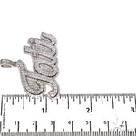 Custom Made Diamond Name Pendant 67502 - Image 6