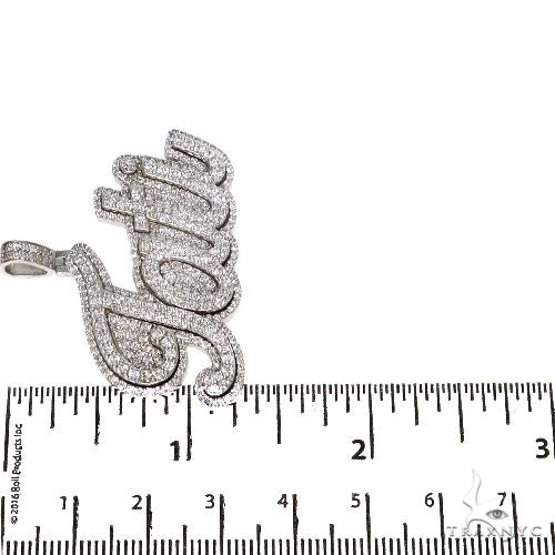 Custom Made Diamond Name Pendant 67502 - Image 6