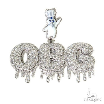 Custom Made Diamond Name Pendant 67563 - Image 1