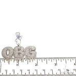 Custom Made Diamond Name Pendant 67563 - Image 5