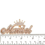 Custom Made Diamond Name Pendant 67652 - Image 5