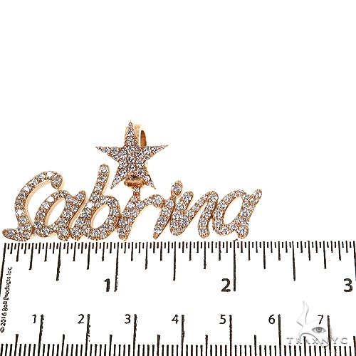 Custom Made Diamond Name Pendant 67678 - Image 5