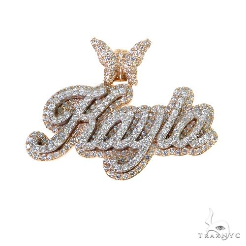 Custom Made Diamond Name Pendant 67771 - Image 1