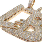 Custom Made Diamond Name Pendant 67774 - Image 3