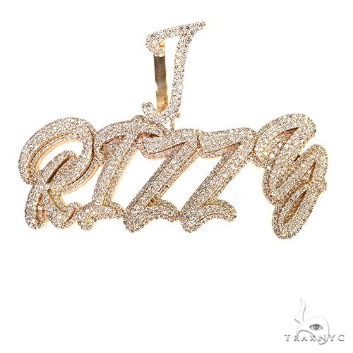 Custom Made Diamond Name Pendant 67802 - Image 1