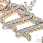 Custom Made Diamond Name Pendant 67802 - Image 3