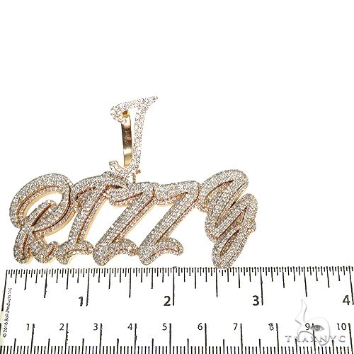 Custom Made Diamond Name Pendant 67802 - Image 5