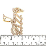 Custom Made Diamond Name Pendant 67802 - Image 6