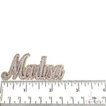 Custom Made Diamond Name Pendant 67805 - Image 5