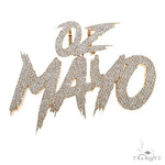 Custom Made Diamond Name Pendant 67806 - Image 1