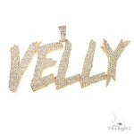 Custom Made Diamond Name Pendant 67809 - Image 1