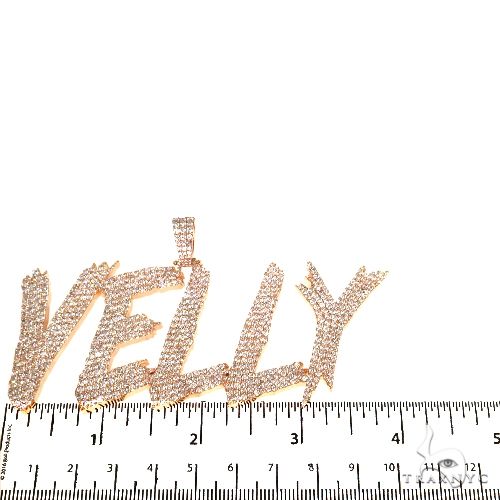 Custom Made Diamond Name Pendant 67809 - Image 5