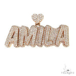 Custom Made Diamond Name Pendant 67863 - Image 1