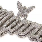 Custom Made Diamond Name Pendant 67996 - Image 3