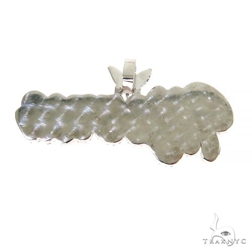 Custom Made Diamond Name Pendant 67996 - Image 4
