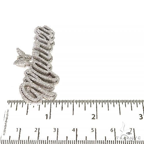 Custom Made Diamond Name Pendant 67996 - Image 6