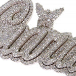 Custom Made Diamond Name Pendant 68018 - Image 3