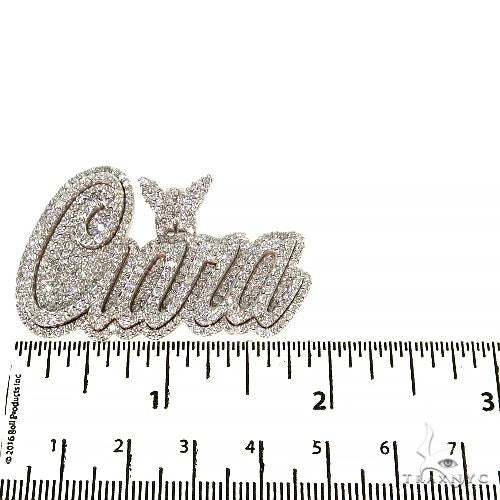 Custom Made Diamond Name Pendant 68018 - Image 5