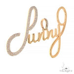 Custom Made Diamond Name Pendant 68181 - Image 2