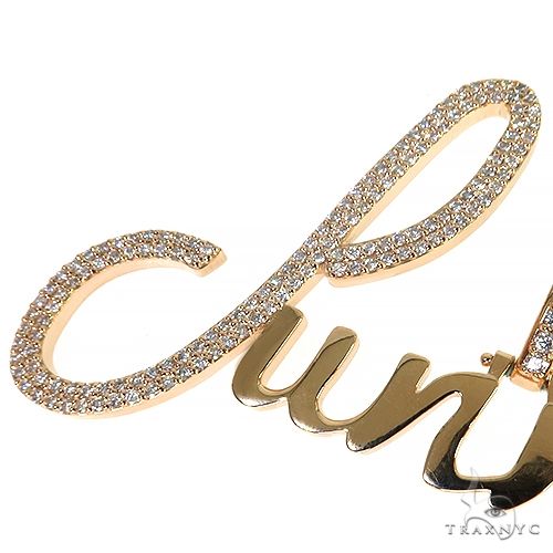 Custom Made Diamond Name Pendant 68181 - Image 3