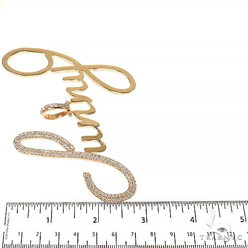 Custom Made Diamond Name Pendant 68181 - Image 6