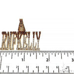 Custom Made Diamond Name Pendant 68230 - Image 5