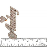 Custom Made Diamond Name Pendant 68335 - Image 6