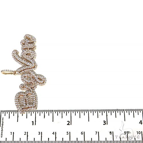 Custom Made Diamond Name Pendant 68362 - Image 6