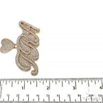 Custom Made Diamond Name Pendant 68534 - Image 6