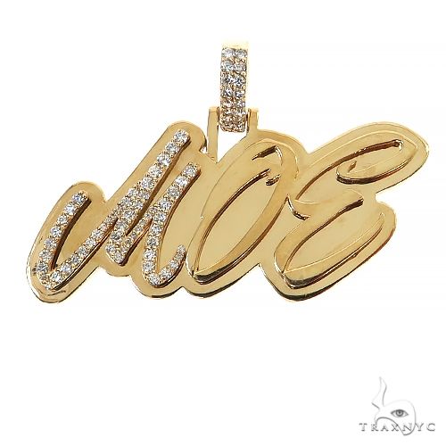 Custom Made Diamond Name Pendant 68755 - Image 1