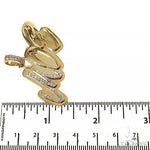 Custom Made Diamond Name Pendant 68755 - Image 6