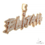 Custom Made Diamond Name Pendant 68759 - Image 2