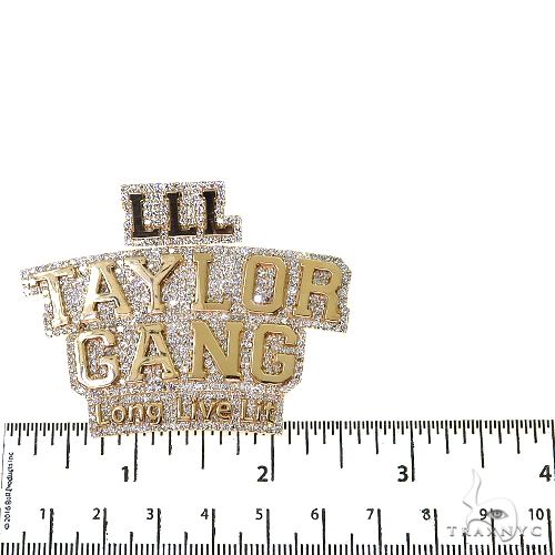Custom Made Diamond Name Pendant 68816 - Image 5