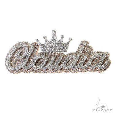 Custom Made Diamond Name Pendant 68817 - Image 1