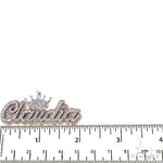 Custom Made Diamond Name Pendant 68817 - Image 6