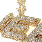 Custom Made Diamond Name Pendant 68850 - Image 3