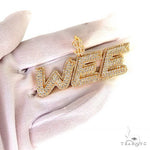 Custom Made Diamond Name Pendant 68850 - Image 7