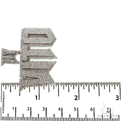 Custom Made Diamond Name Pendant 69454 | TraxNYC