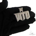 Custom Made Diamond Name Pendant 69454 - Image 7