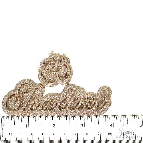 Custom Made Diamond Name Pendant 69529 - Image 4