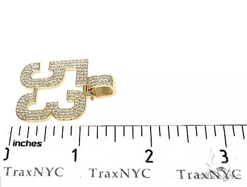 Custom Diamond Number Pendant 1.51 ct | TraxNYC