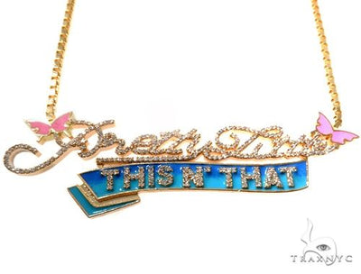 Custom Made Diamond Pendant Necklace 64651 - Image 1