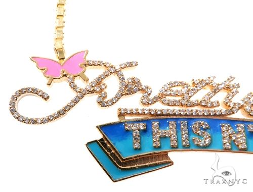 Custom Made Diamond Pendant Necklace 64651 - Image 5